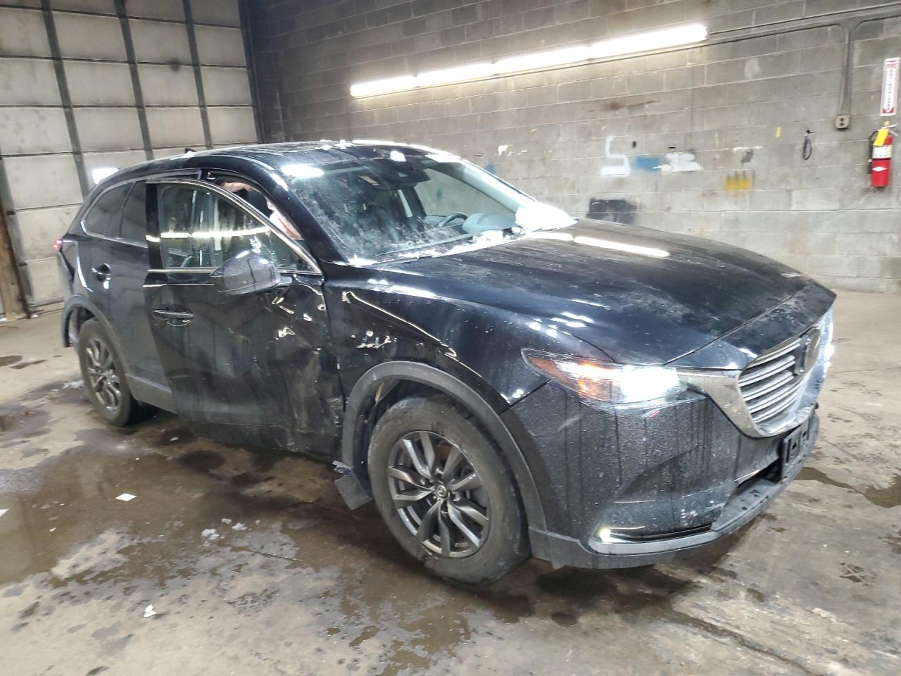 2021 Mazda CX-9 VIN JM3TCBCY3M0515072 Copart auction photo, side / rear end damage thumbnail 4