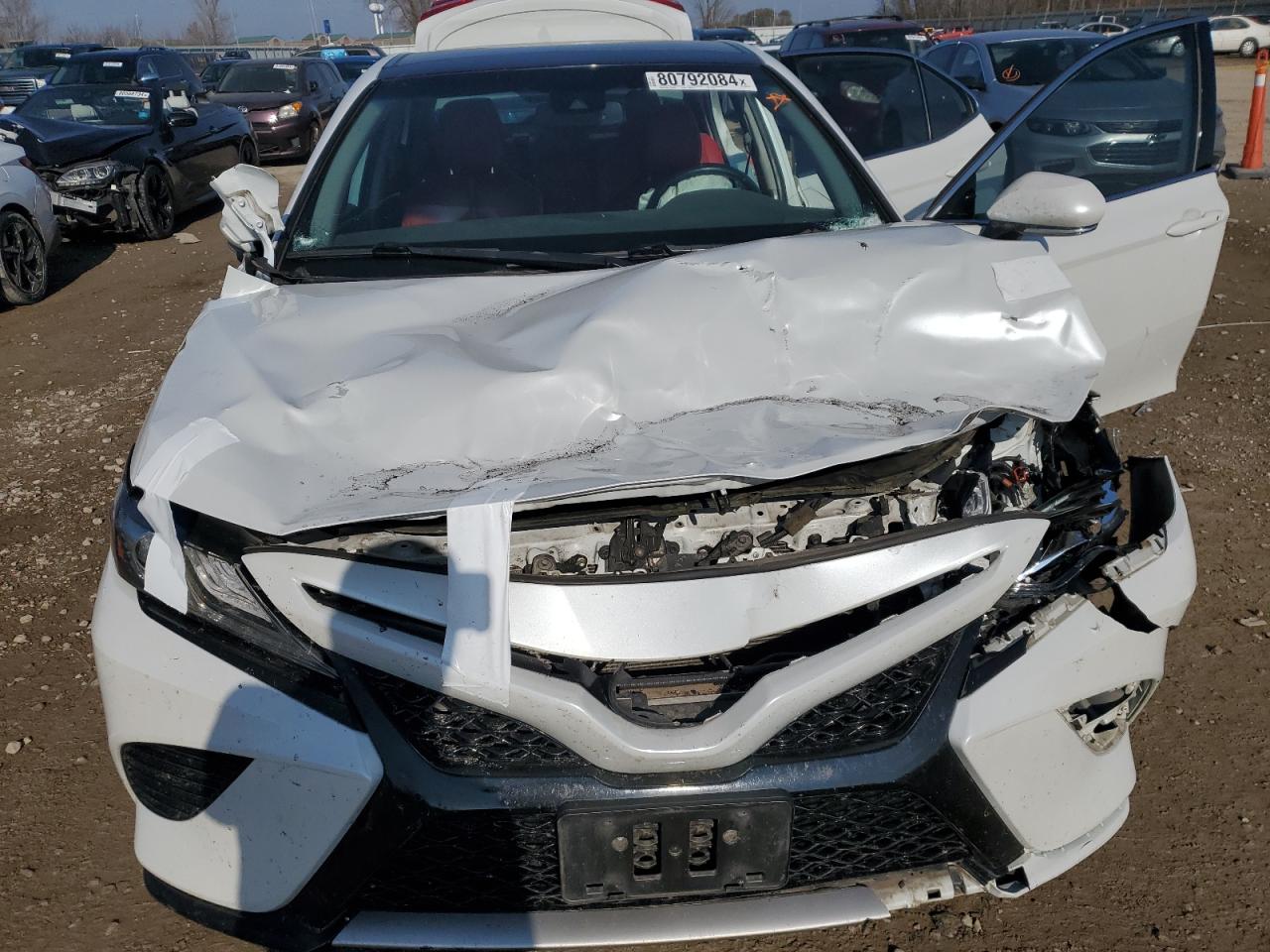 2019 Toyota Camry VIN 4T1B61HK9KU783491 Copart auction photo, front end damage thumbnail 13