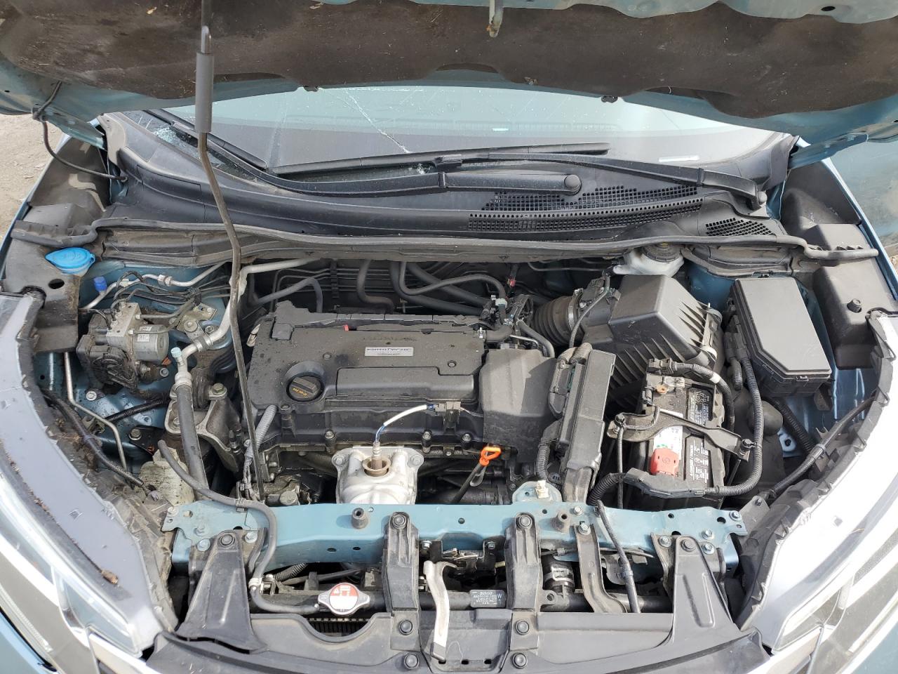 2016 Honda CR-V VIN 2HKRM3H59GH500636 Copart auction photo, rollover damage thumbnail 14