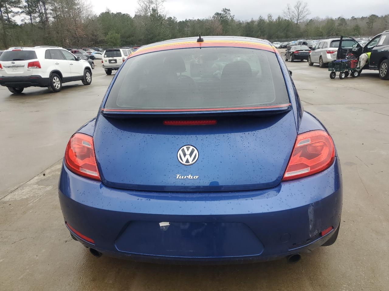 2012 Volkswagen Beetle VIN 3VW467AT5CM638809 Copart auction photo, front end damage thumbnail 6