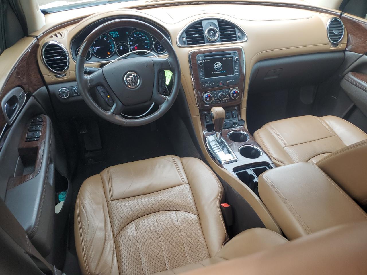 2016 Buick Enclave VIN 5GAKVBKD9GJ136400 Copart auction photo, front end / side damage thumbnail 8