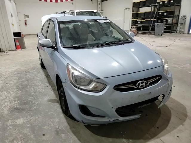 2013 Hyundai Accent VIN KMHCT4AE1DU542823 Copart auction photo, rear end / front end damage thumbnail 11