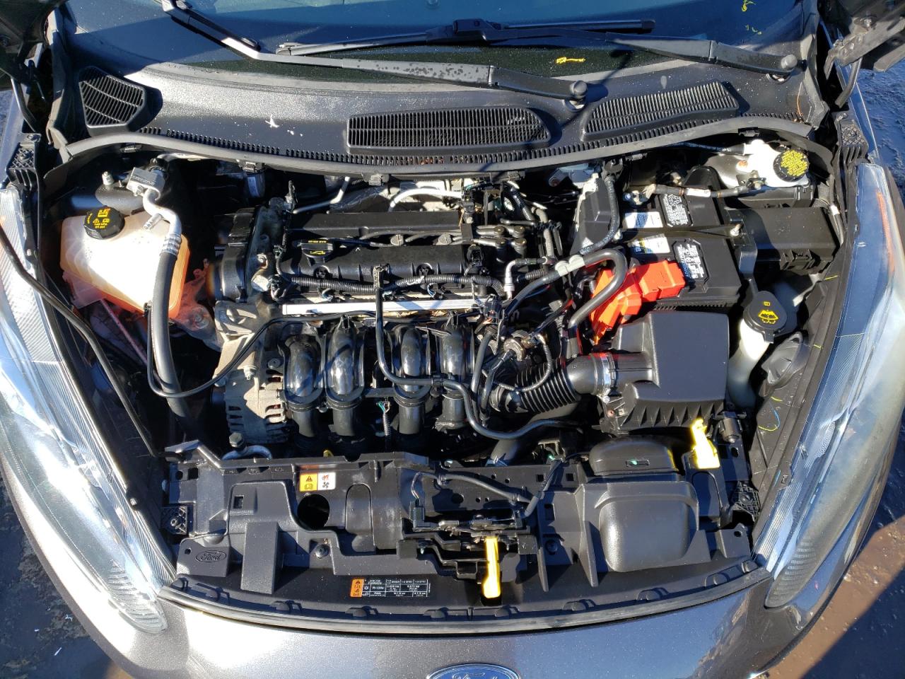 2017 Ford Fiesta VIN 3FADP4BJ9HM112885 Copart auction photo, minor dent/scratches damage thumbnail 11