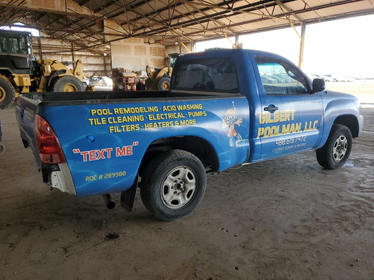 2013 Toyota Tacoma VIN 5TFNX4CN3DX031658 Copart auction photo, rear end damage thumbnail 3