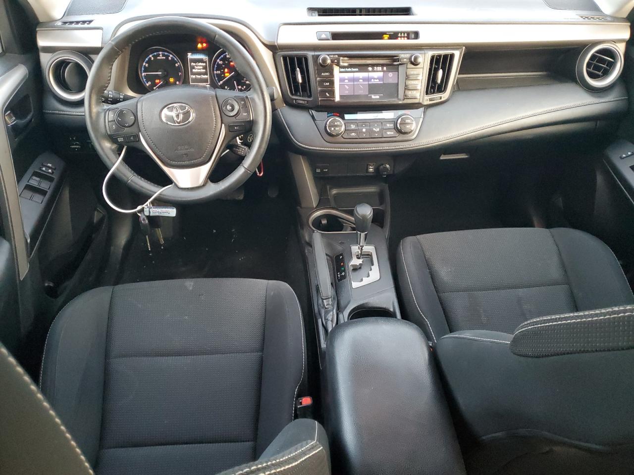 2018 Toyota RAV 4 VIN 2T3WFREV9JW412240 Copart auction photo, side / front end damage thumbnail 8