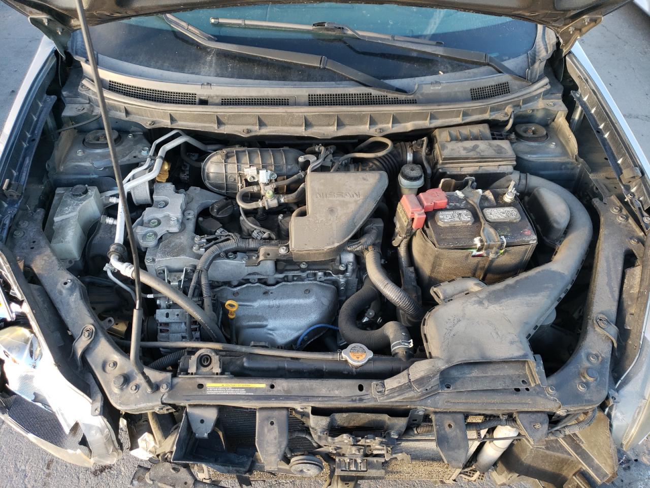 2014 Nissan Rogue VIN JN8AS5MV5EW713454 Copart auction photo, front end / hail damage thumbnail 12