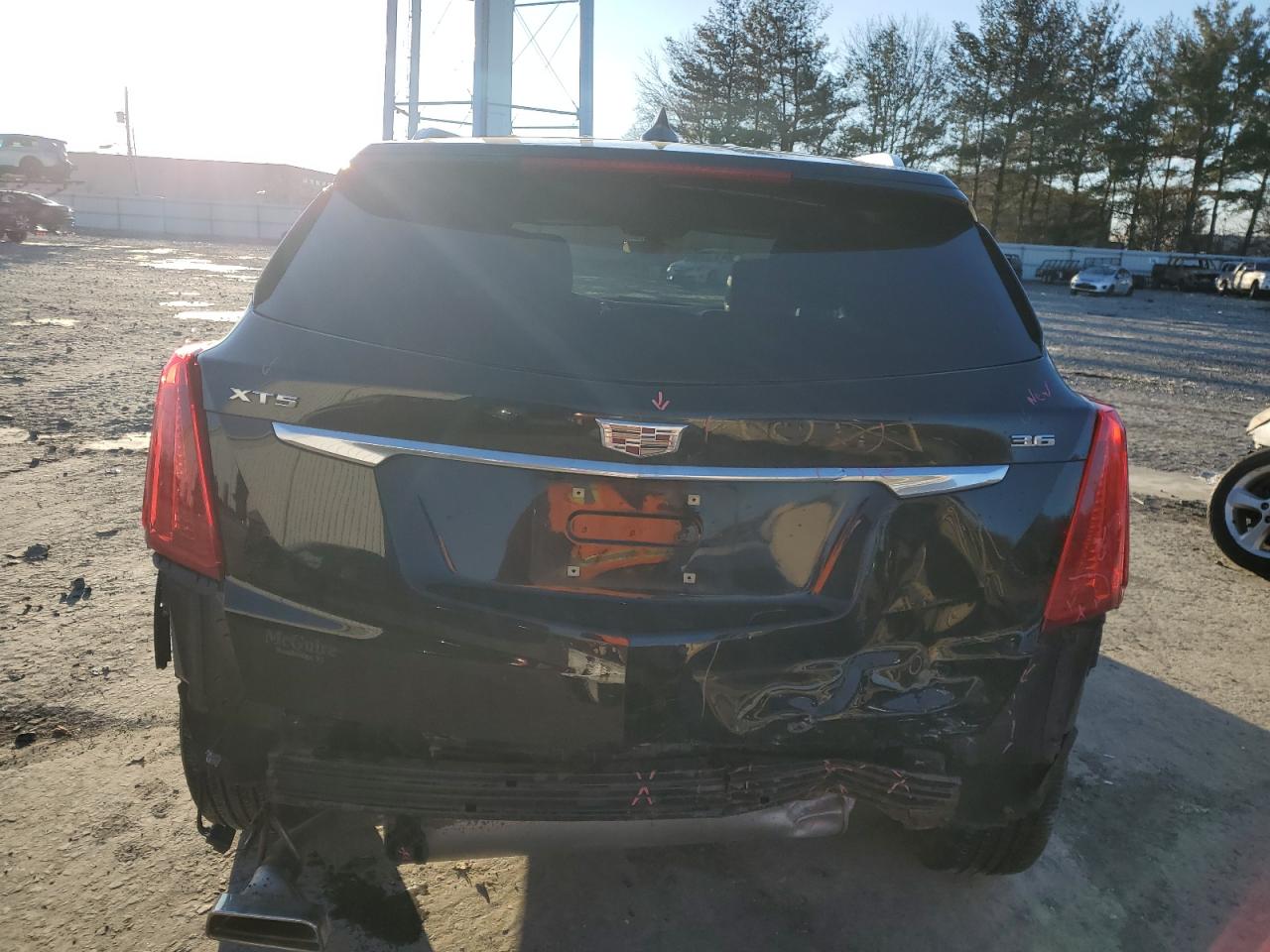 2017 Cadillac XT5 VIN 1GYKNARS0HZ115784 Copart auction photo, rear end damage thumbnail 6