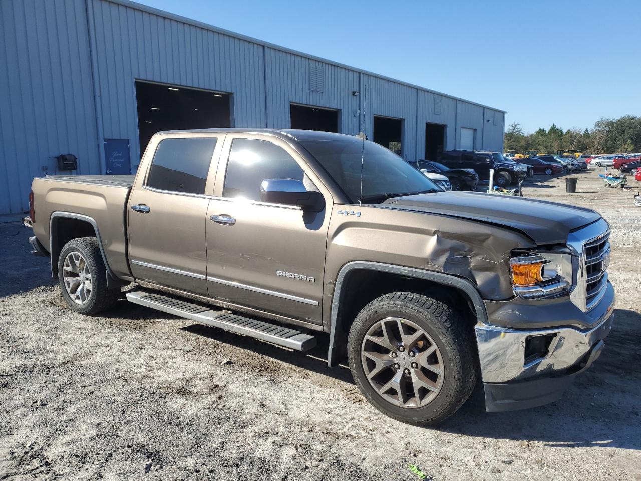 2014 GMC Sierra VIN 3GTU2VEC0EG340280 Copart auction photo, front end damage thumbnail 4