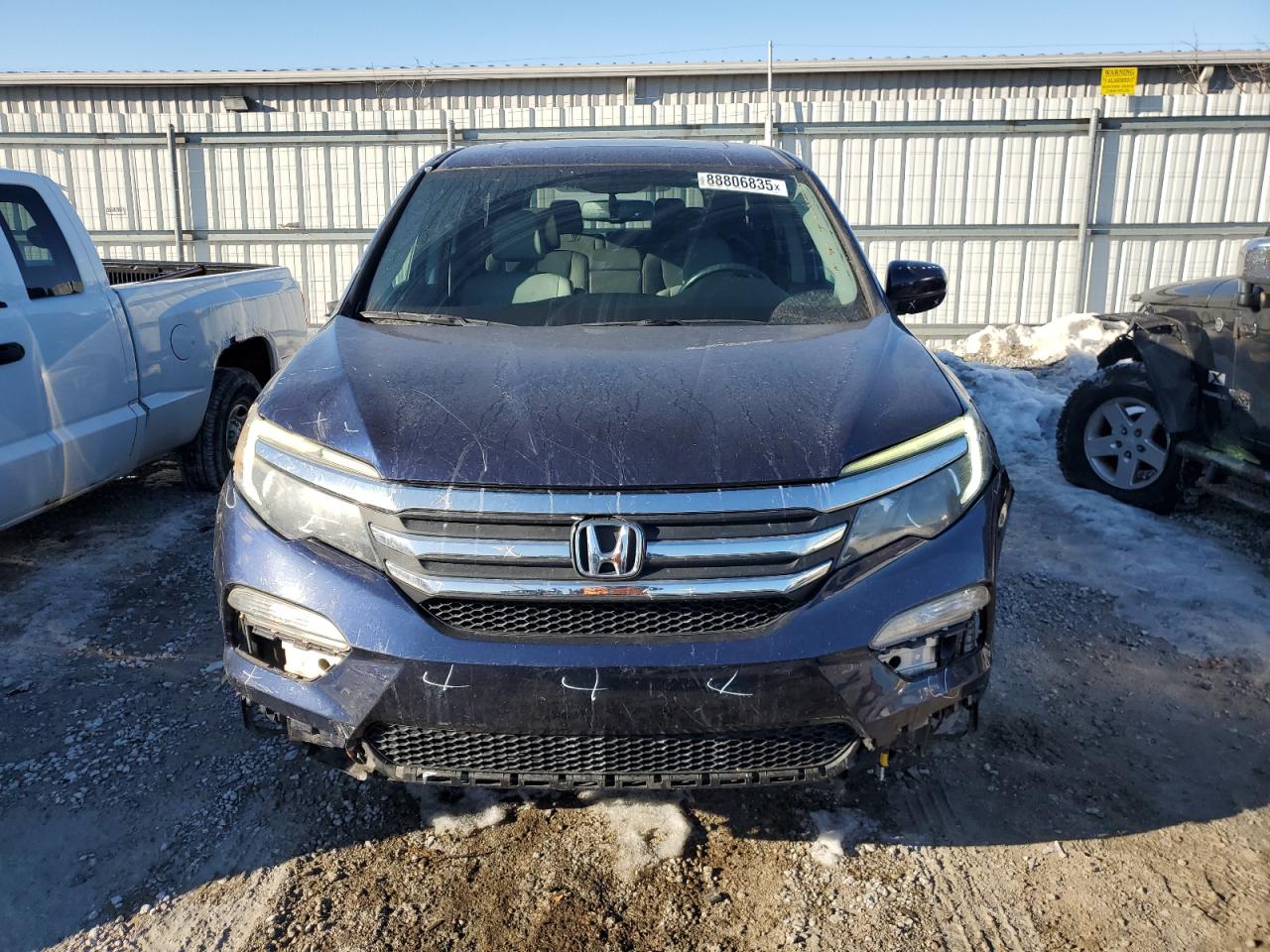 2016 Honda Pilot VIN 5FNYF6H50GB067228 Copart auction photo, all over damage thumbnail 5