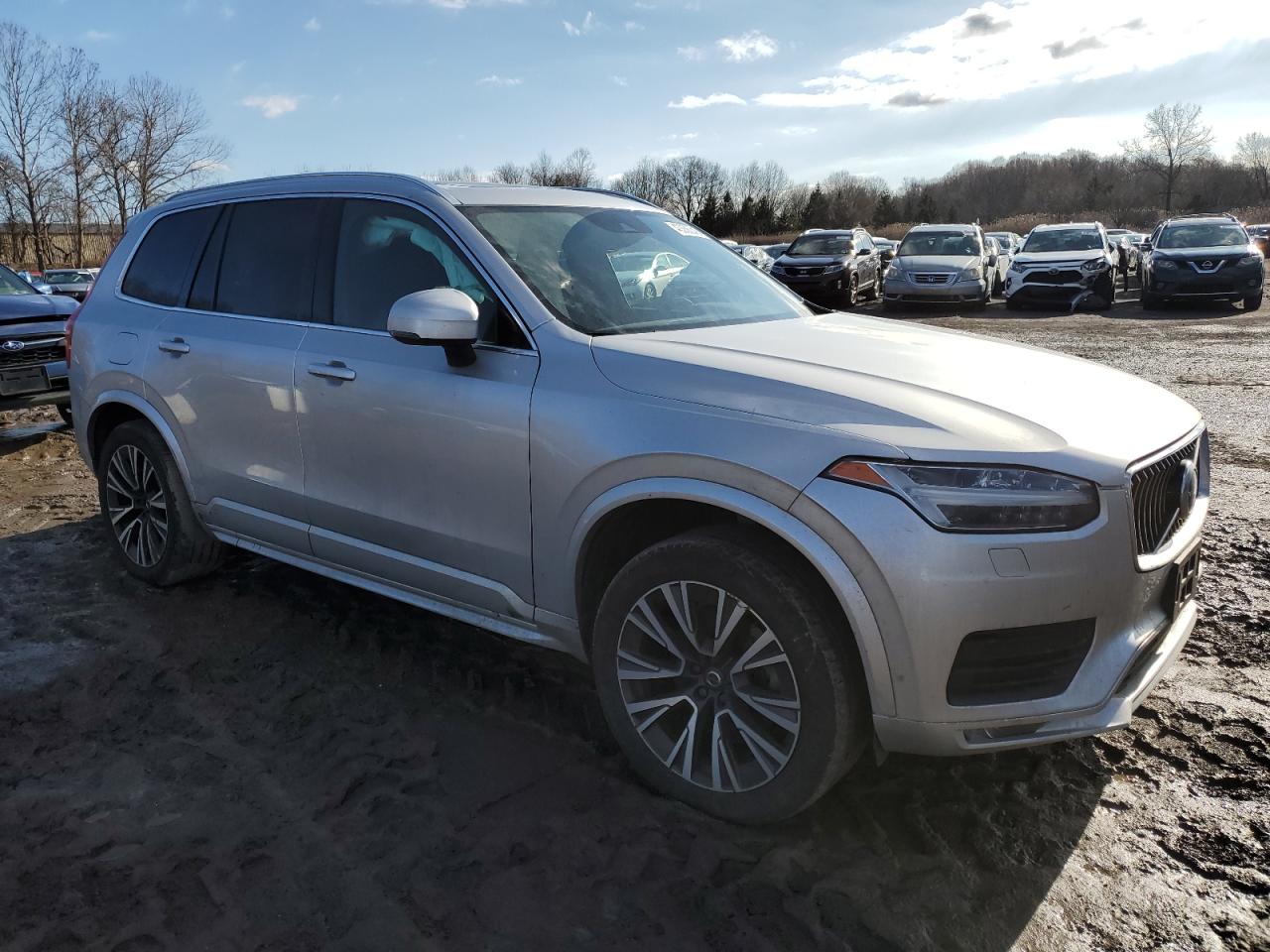 2022 Volvo XC90 VIN YV4102PK5N1834383 Copart auction photo, side / rear end damage thumbnail 4