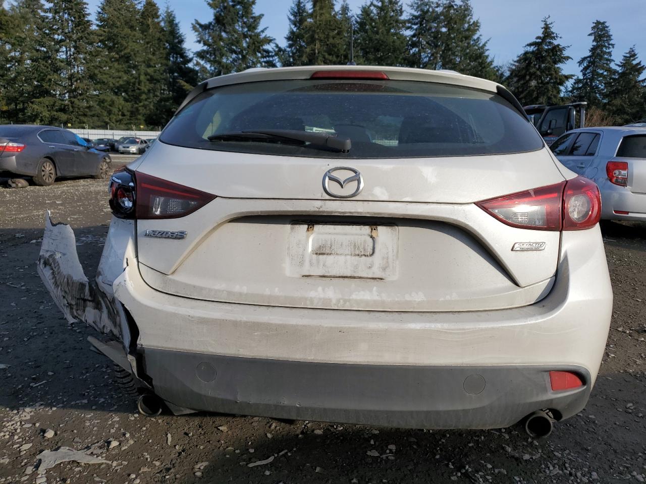 2015 Mazda 3 VIN 3MZBM1K71FM226080 Copart auction photo, rear end damage thumbnail 6