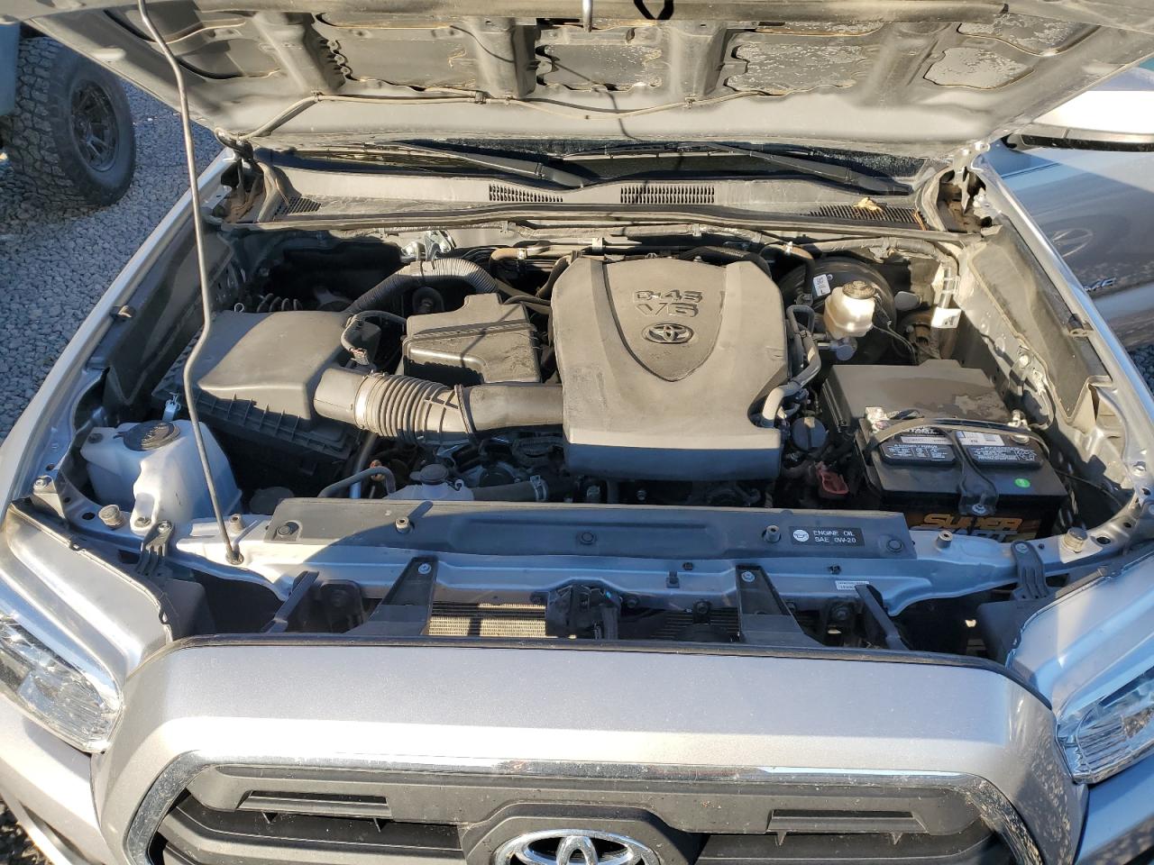 2017 Toyota Tacoma VIN 3TMCZ5AN7HM116993 Copart auction photo, rear end damage thumbnail 11