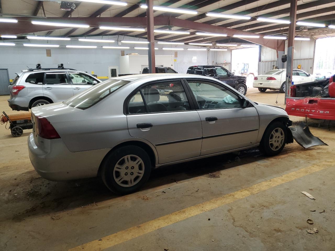 2002 Honda Civic VIN 2HGES15152H542427 Copart auction photo, front end / minor dent/scratches damage thumbnail 3