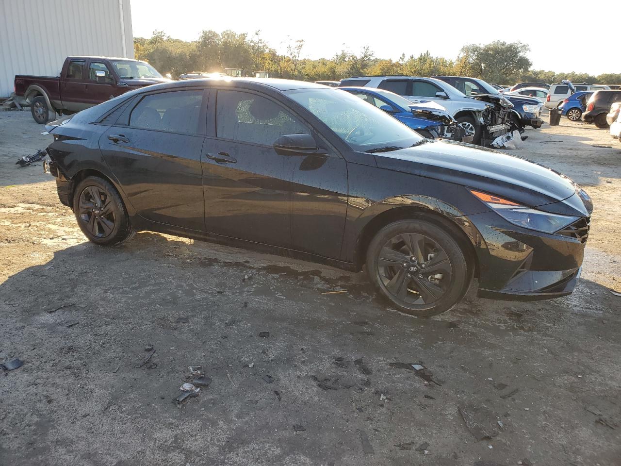2023 Hyundai Elantra VIN KMHLM4AG8PU463331 Copart auction photo, rear end / minor dent/scratches damage thumbnail 4