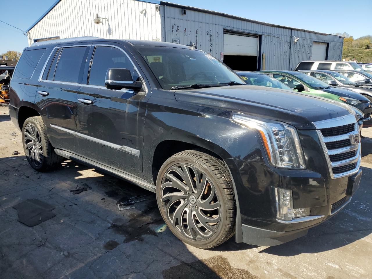 2015 Cadillac Escalade VIN 1GYS4NKJ4FR550932 Copart auction photo, rear end damage thumbnail 4
