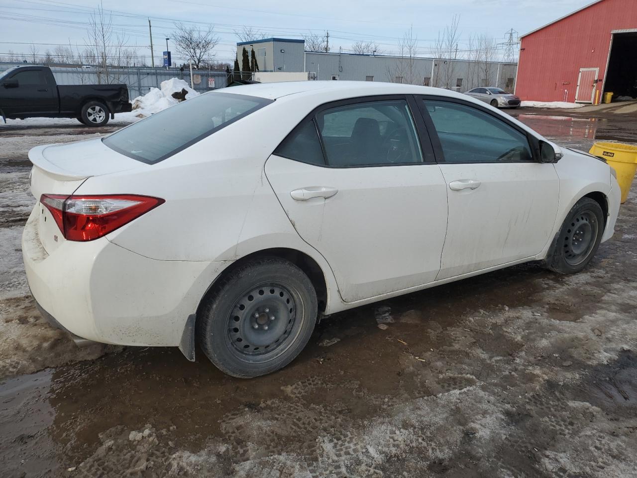 2014 Toyota Corolla VIN 2T1BURHE4EC094706 Copart auction photo, front end / side damage thumbnail 3