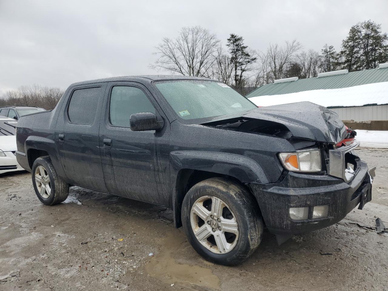2014 Honda Ridgeline VIN 5FPYK1F57EB006500 Copart auction photo, front end damage thumbnail 4