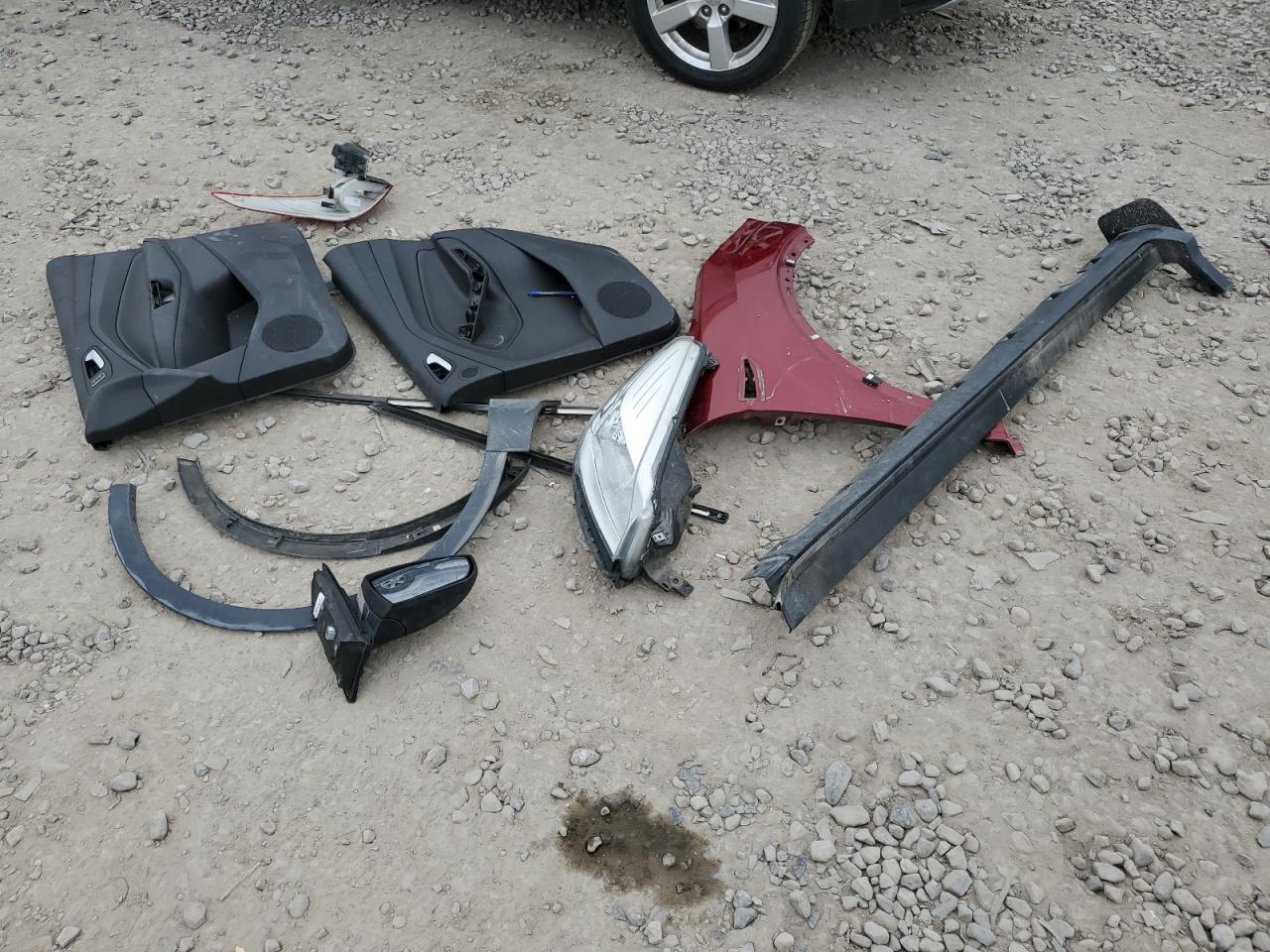 2014 Ford Escape VIN 1FMCU9GX0EUE12682 Copart auction photo, all over damage thumbnail 12
