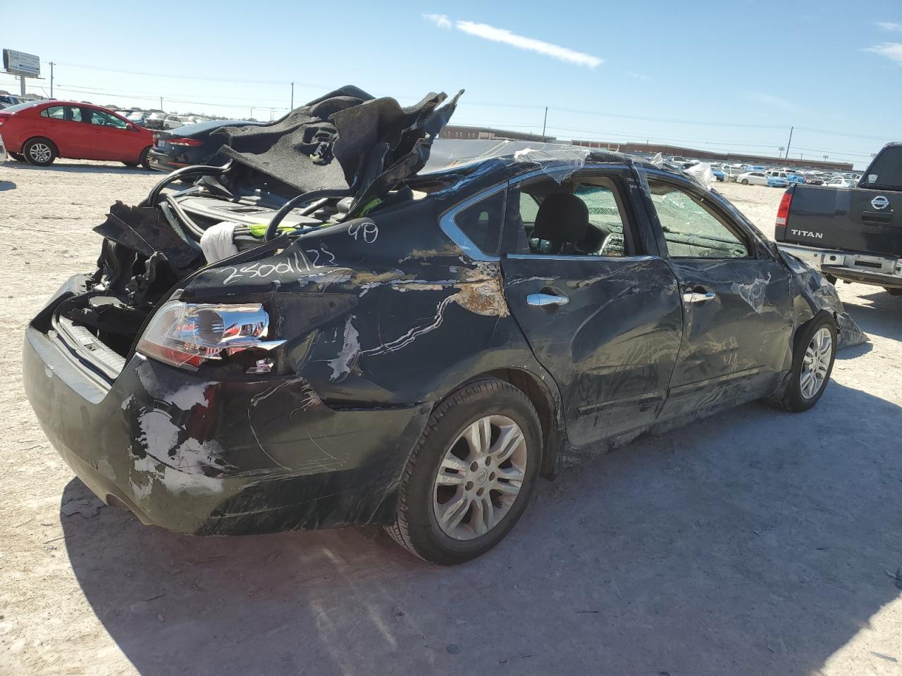 2014 Nissan Altima VIN 1N4AL3AP0EN387657 Copart auction photo, rollover / all over damage thumbnail 3