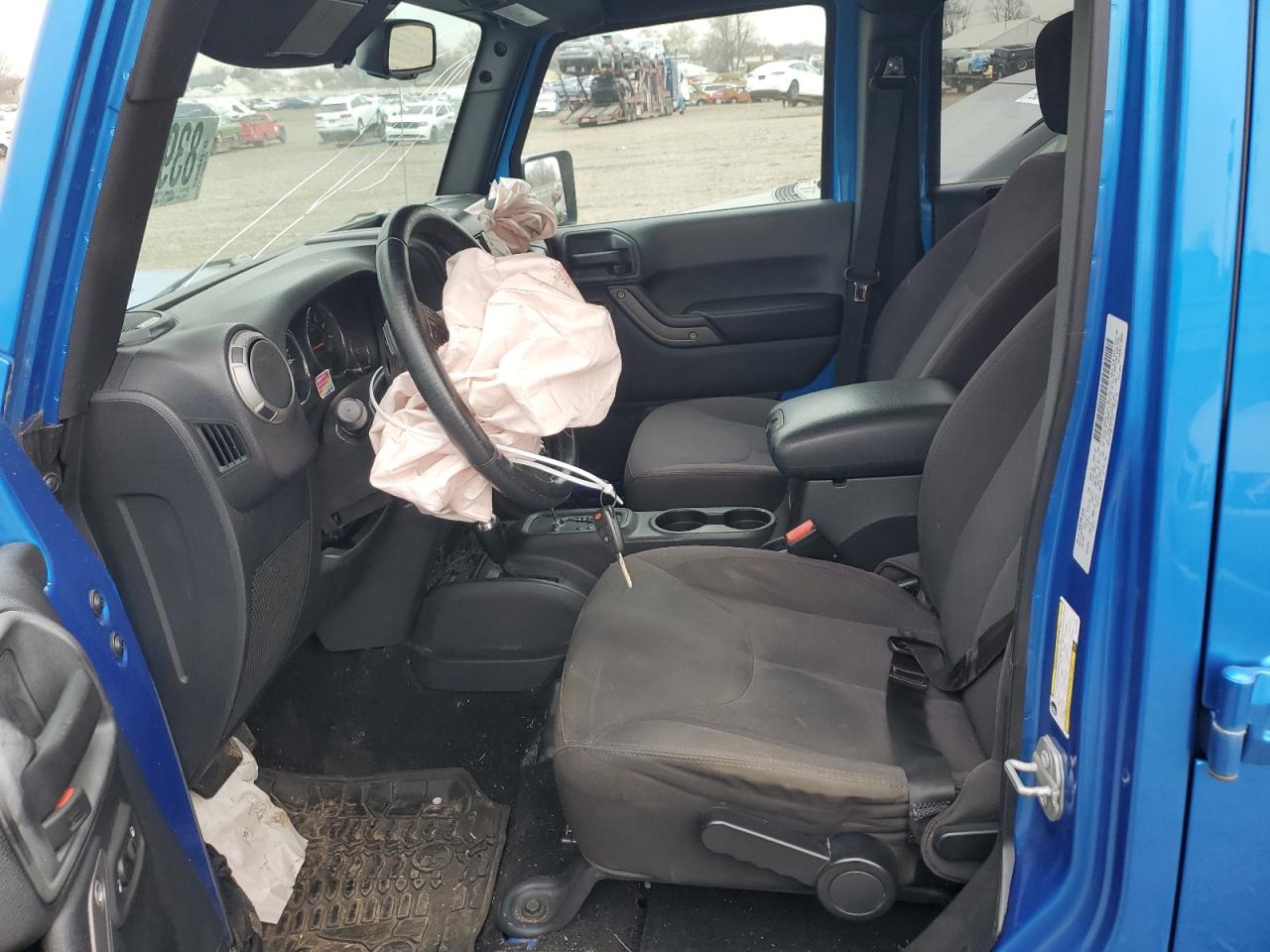 2016 Jeep Wrangler VIN 1C4BJWDG9GL123563 Copart auction photo, front end damage thumbnail 7