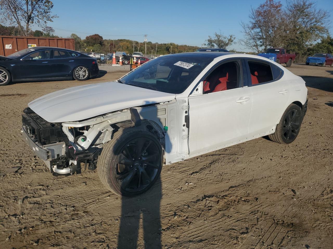 2023 Genesis G70 VIN KMTG34TA1PU134120 - Copart auction photo
