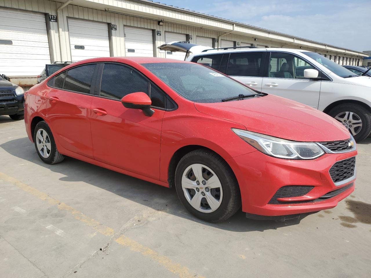 2018 Chevrolet Cruze VIN 1G1BC5SM7J7120571 Copart auction photo, side damage thumbnail 4