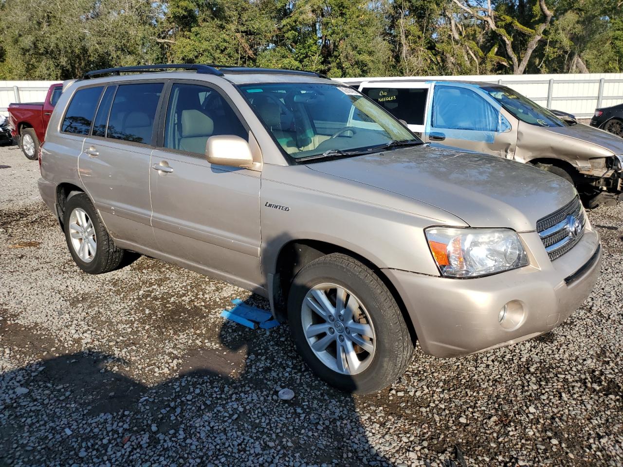 2006 Toyota Highlander VIN JTEDW21A060003794 Copart auction photo, all over damage thumbnail 4