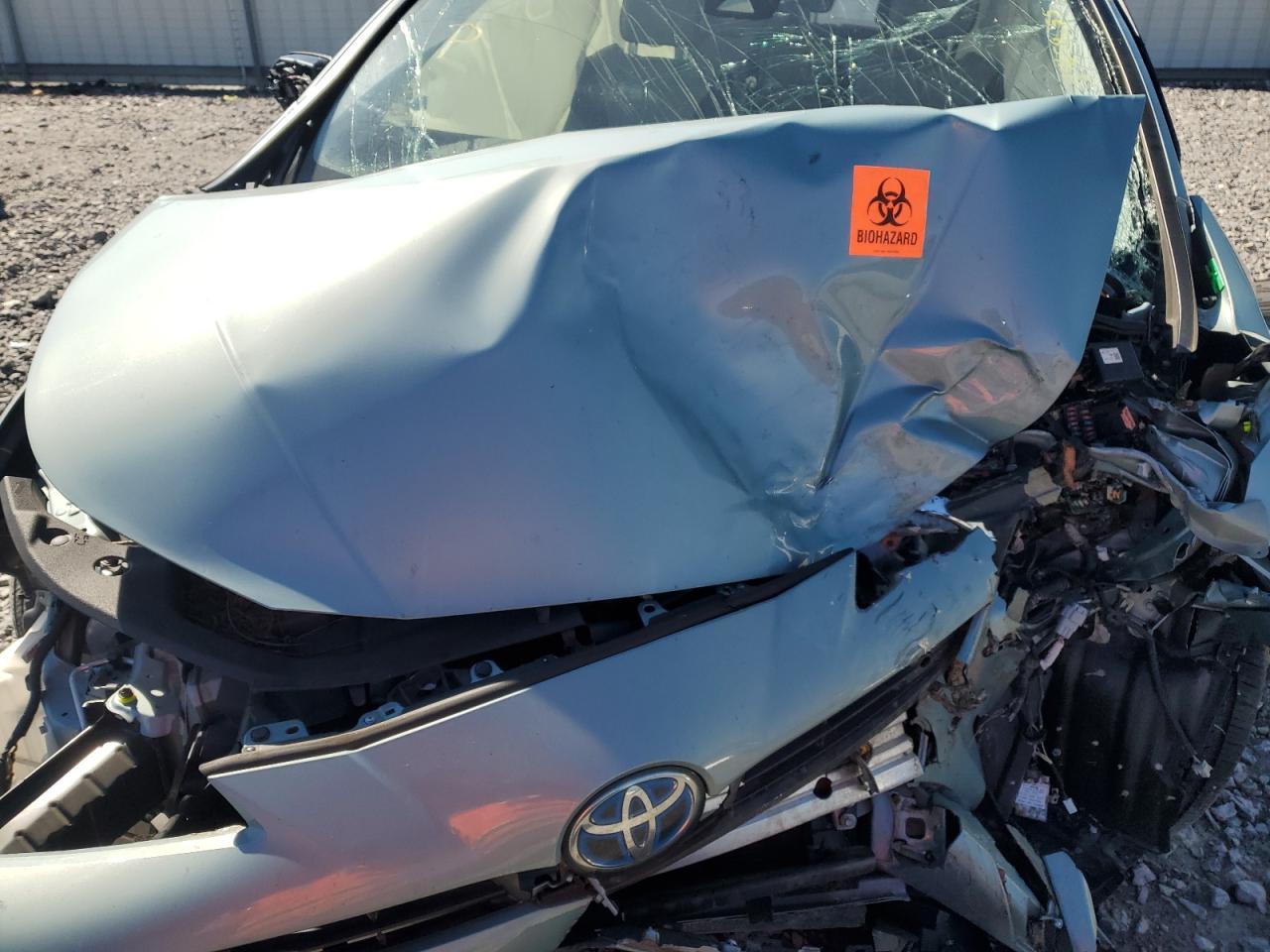 2019 Toyota Prius VIN JTDKARFU7K3075431 Copart auction photo, biohazard/chemical / all over damage thumbnail 12