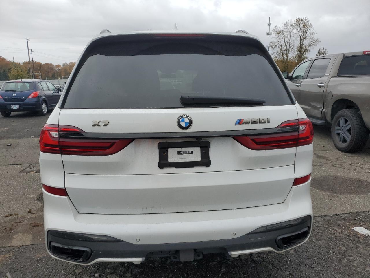 2021 BMW X7 VIN 5UXCX6C01M9E94072 Copart auction photo, side damage thumbnail 6