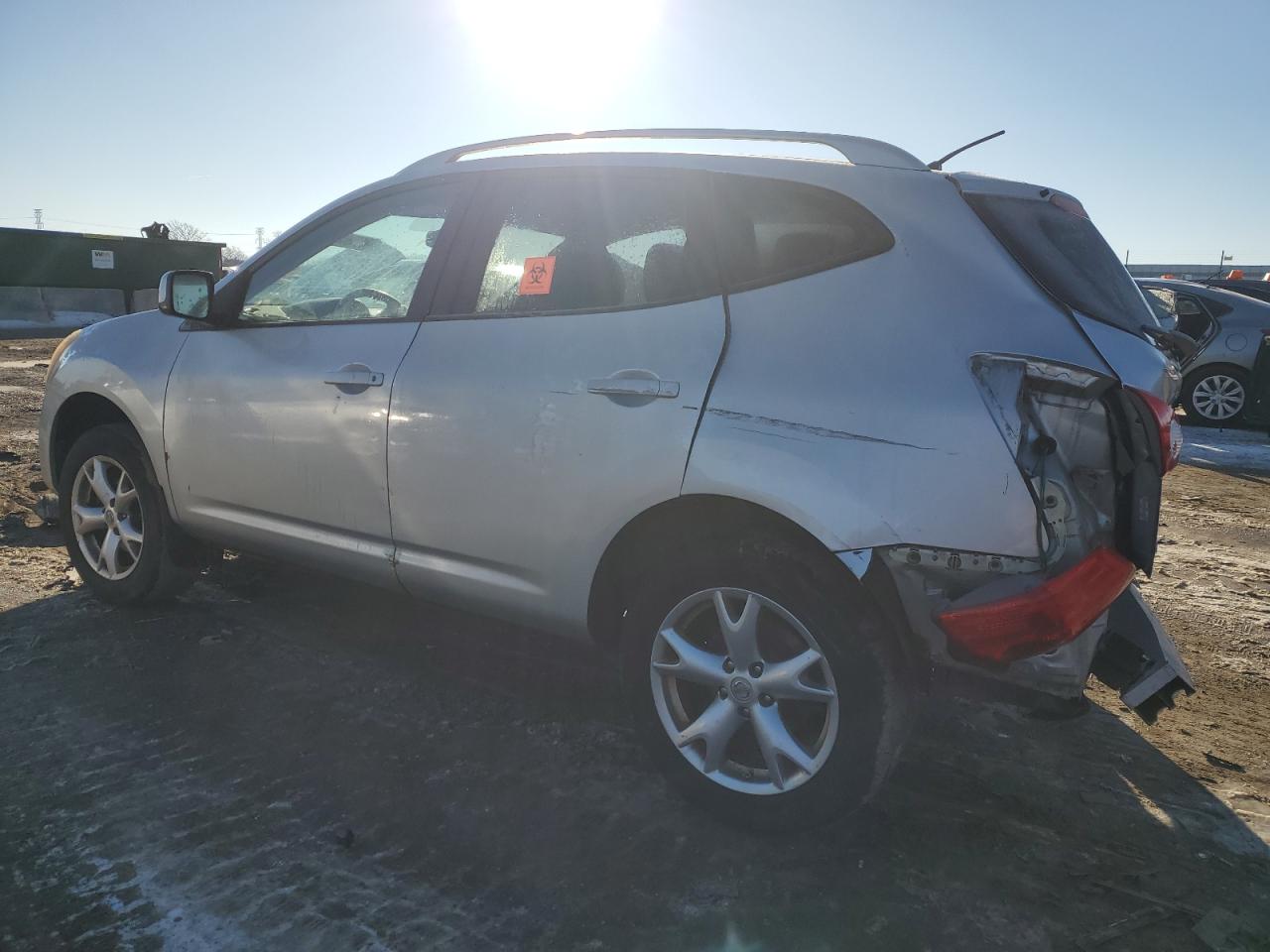 2008 Nissan Rogue VIN JN8AS58T68W306269 Copart auction photo, rear end damage thumbnail 2