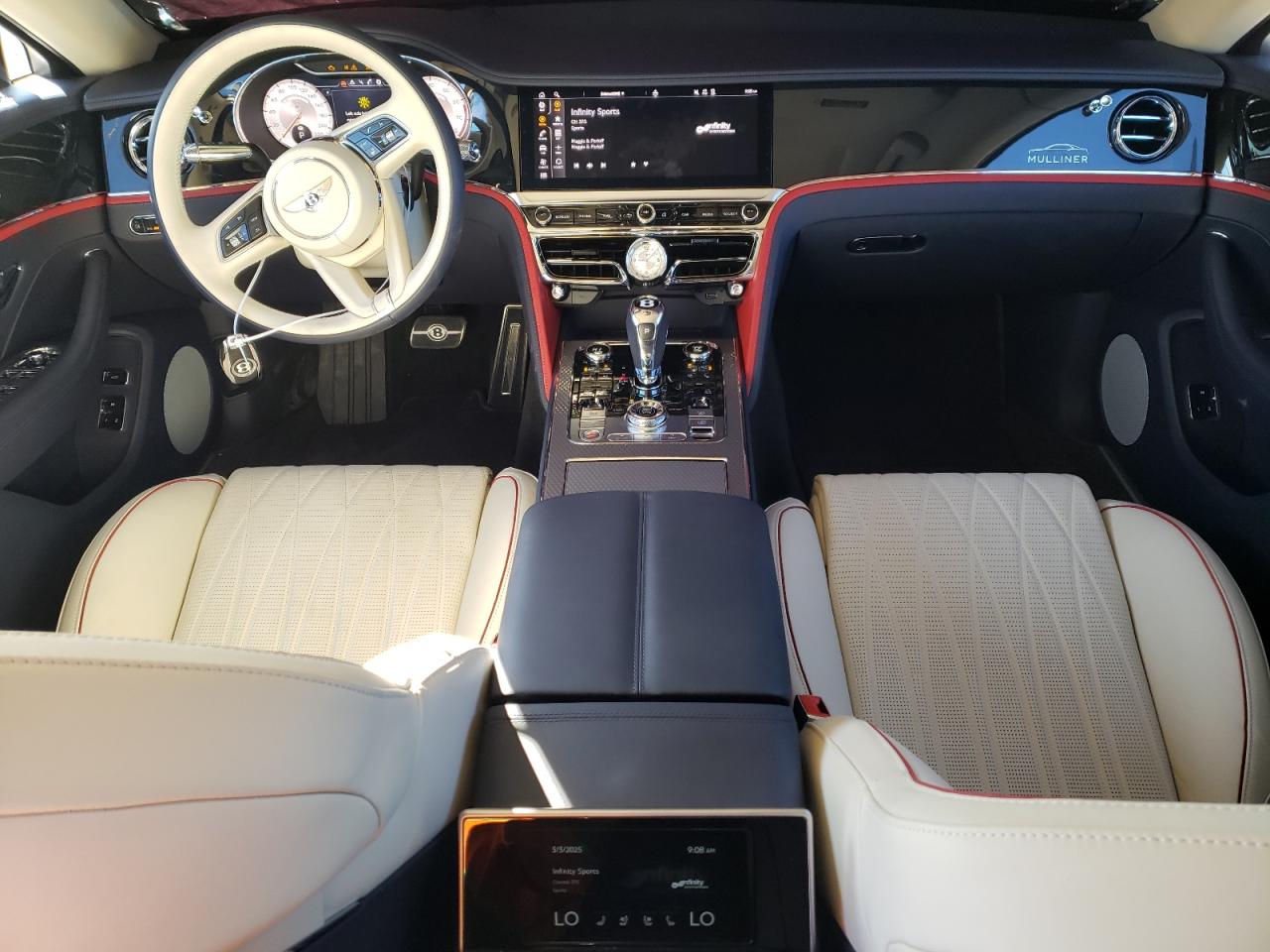2023 Bentley Flying spur VIN SCBBB6ZG8PC010034 Copart auction photo, front end / undercarriage damage thumbnail 8
