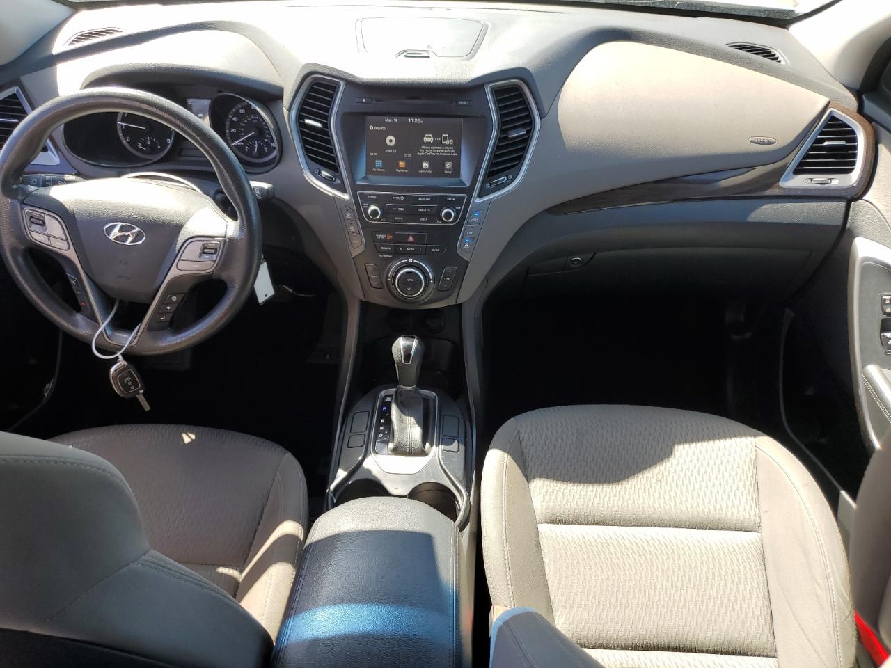 2017 Hyundai Santa Fe VIN KM8SM4HF0HU245426 Copart auction photo, front end / rear end damage thumbnail 8