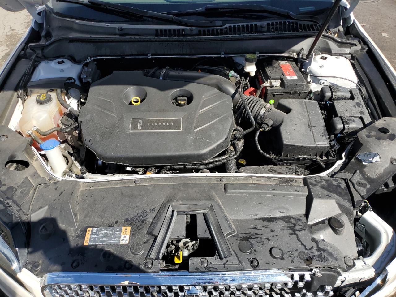 2019 Lincoln MKZ VIN 3LN6L5E90KR627544 Copart auction photo, front end damage thumbnail 11