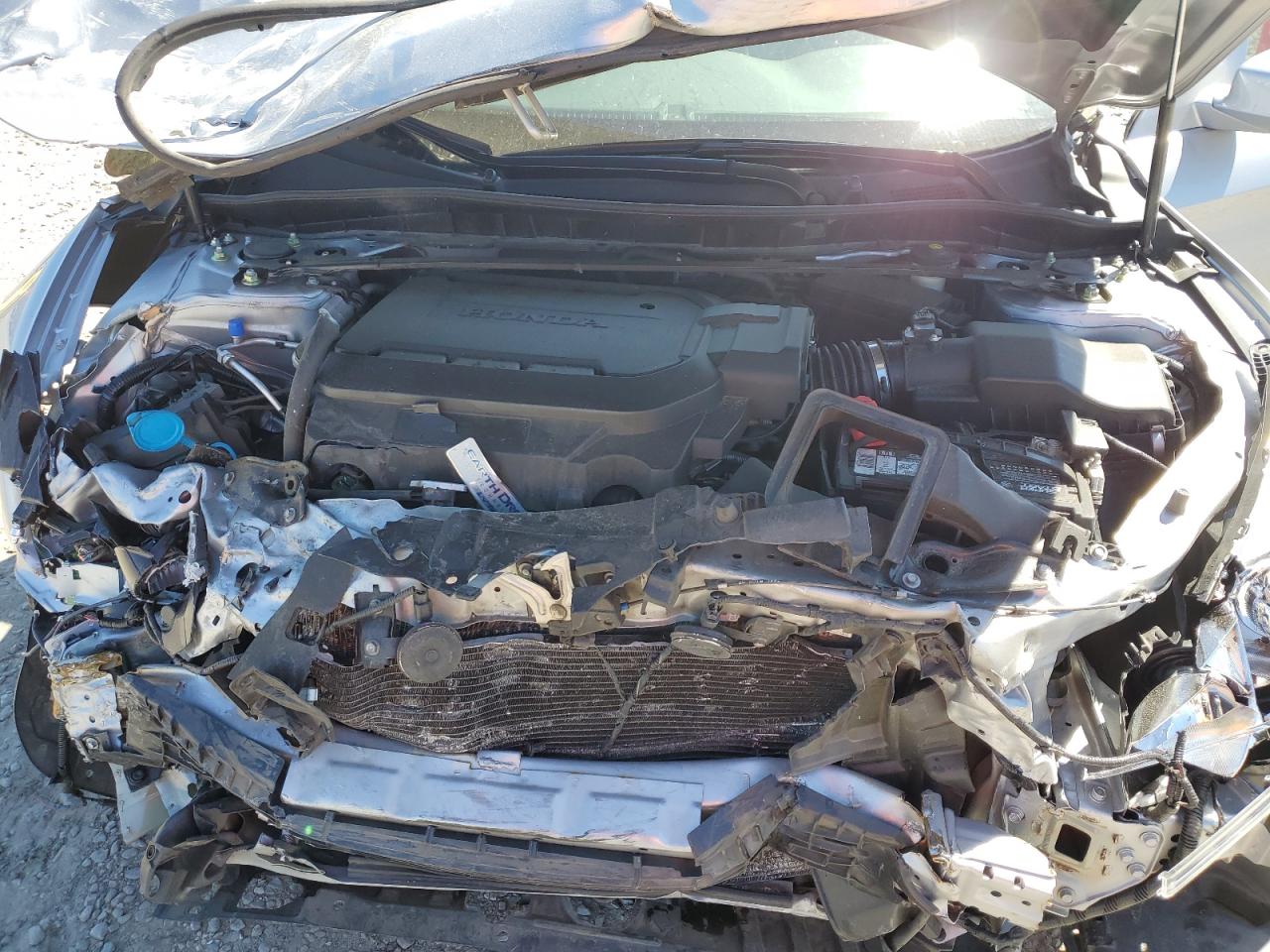 2017 Honda Accord VIN 1HGCR3F84HA015870 Copart auction photo, front end / undercarriage damage thumbnail 12