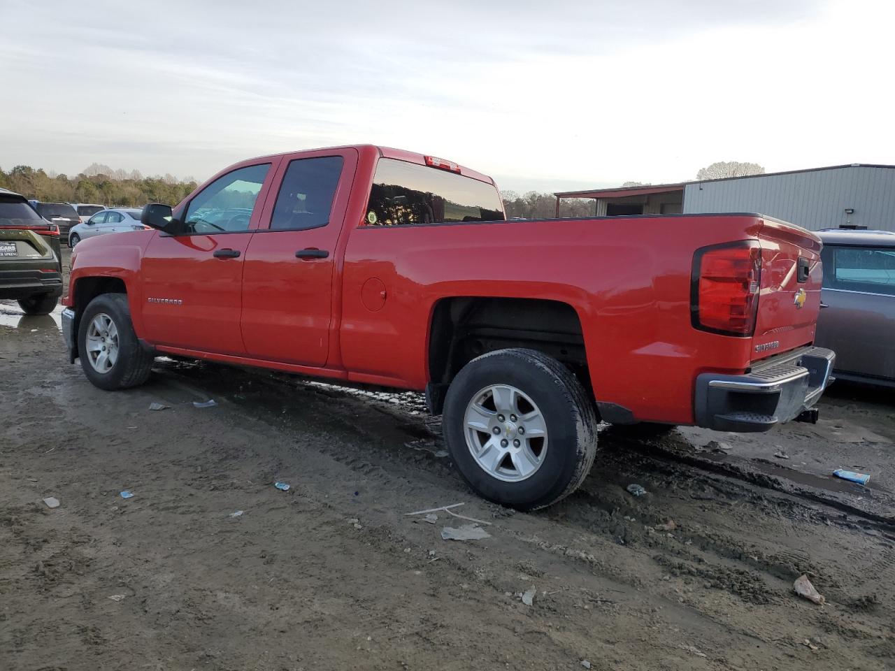 2014 Chevrolet Silverado VIN 1GCRCREH3EZ122212 Copart auction photo, front end / side damage thumbnail 2