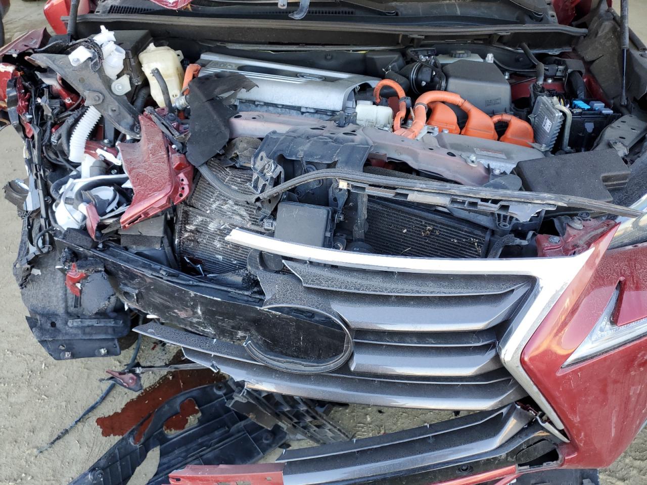 2017 Lexus NX VIN JTJBJRBZ8H2064791 Copart auction photo, front end damage thumbnail 12