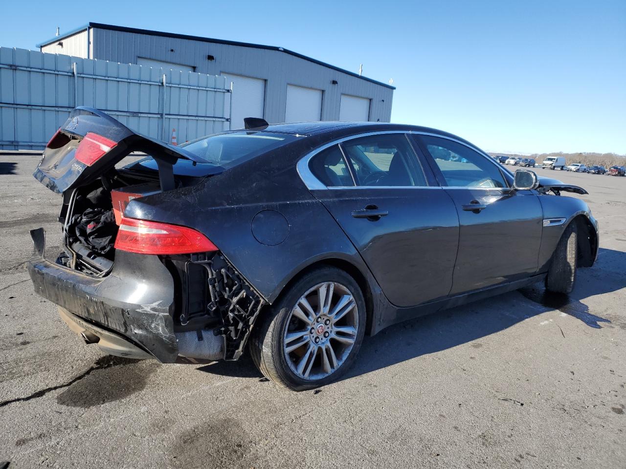 2019 Jaguar XE VIN SAJAR4FX0KCP52337 Copart auction photo, all over / frame damage damage thumbnail 3
