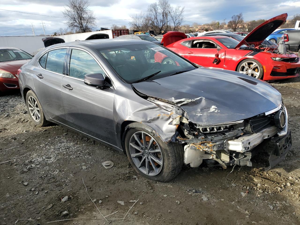 2020 Acura TLX VIN 19UUB1F38LA006762 Copart auction photo, front end damage thumbnail 4