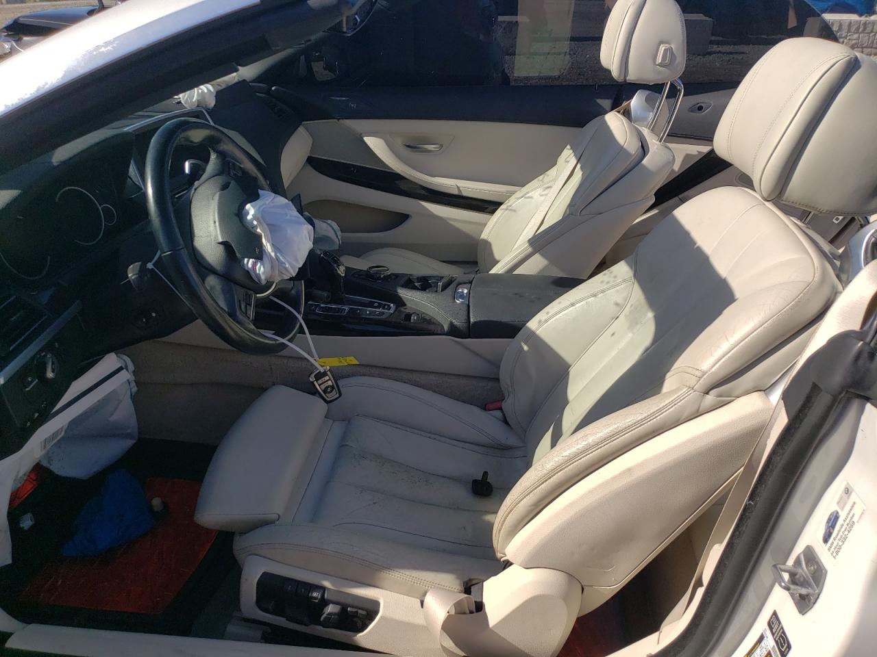 2015 BMW 6er VIN WBAYP1C50FD217171 Copart auction photo, side damage thumbnail 7