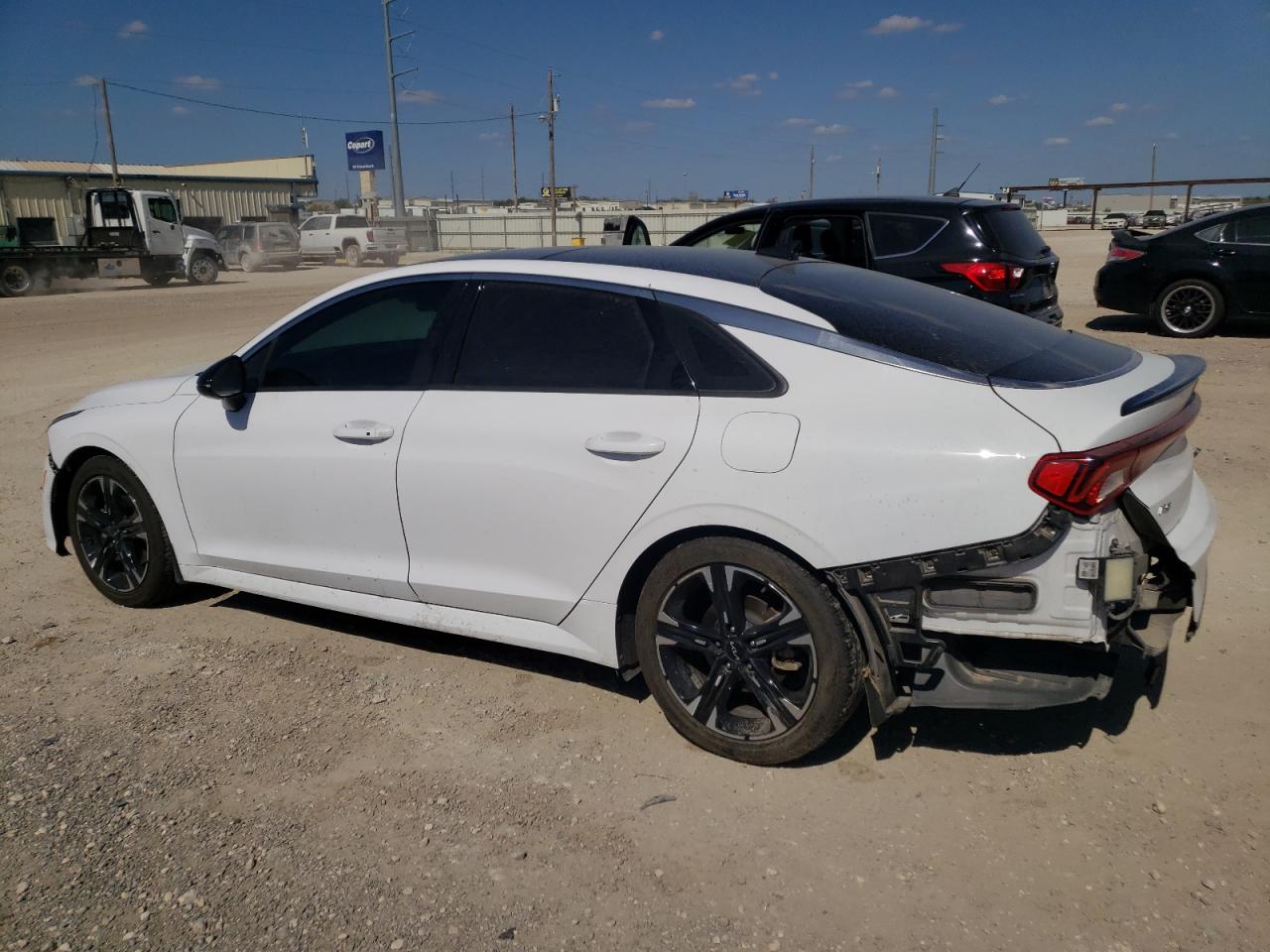 2022 KIA K5 VIN 5XXG64J22NG140349 Copart auction photo, front end / rear end damage thumbnail 2