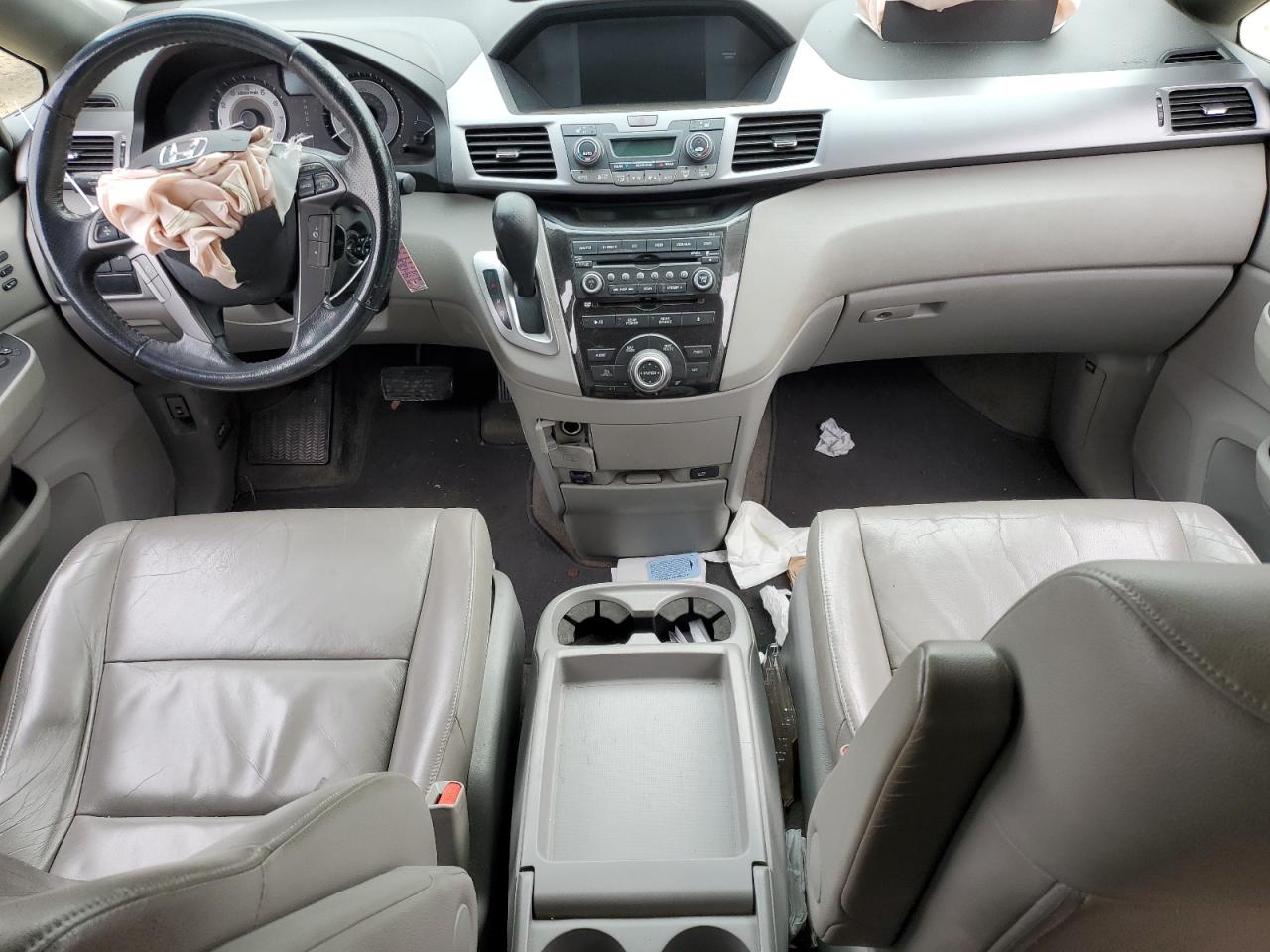 2013 Honda Odyssey VIN 5FNRL5H97DB030022 Copart auction photo, front end / mechanical damage thumbnail 8