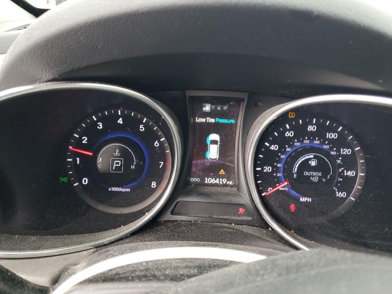 2015 Hyundai Santa Fe VIN 5XYZUDLB5FG280971 Copart auction photo, front end damage thumbnail 9