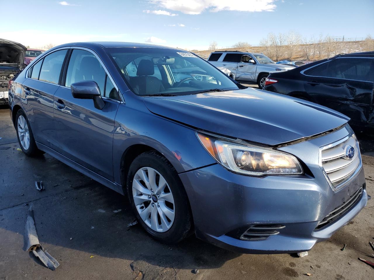2017 Subaru Legacy VIN 4S3BNAC6XH3061592 Copart auction photo, front end / side damage thumbnail 4