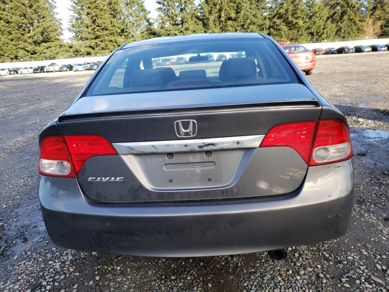 2010 Honda Civic VIN 19XFA1E66AE044152 Copart auction photo, rollover damage thumbnail 6