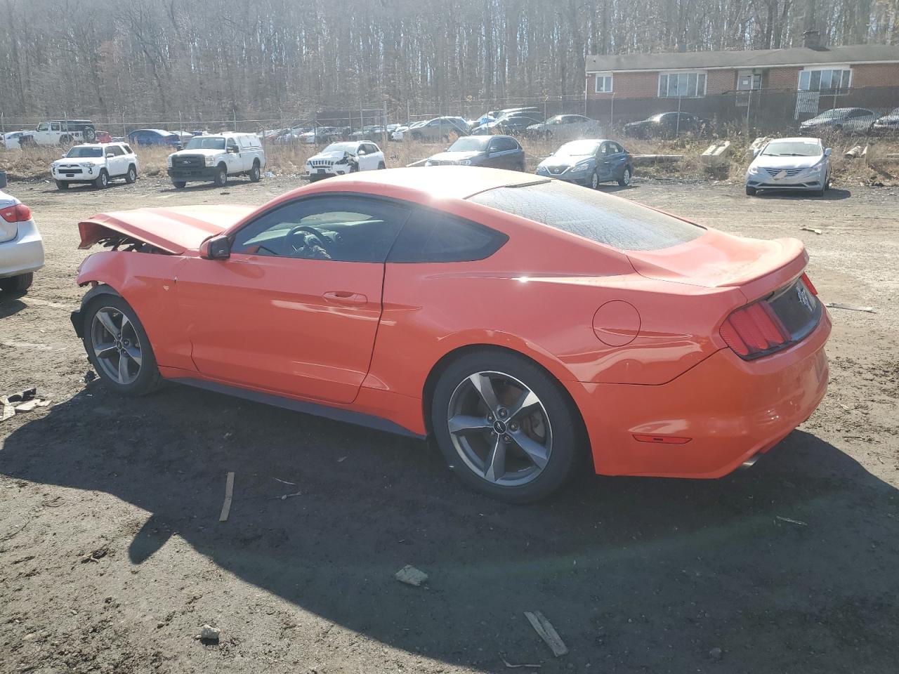 2015 Ford Mustang VIN 1FA6P8AM6F5312105 Copart auction photo, front end damage thumbnail 2