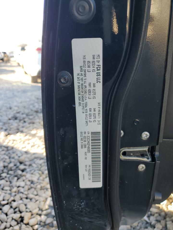 2015 Chrysler 300 VIN 2C3CCAAG2FH802855 Copart auction photo, rear end / minor dent/scratches damage thumbnail 12