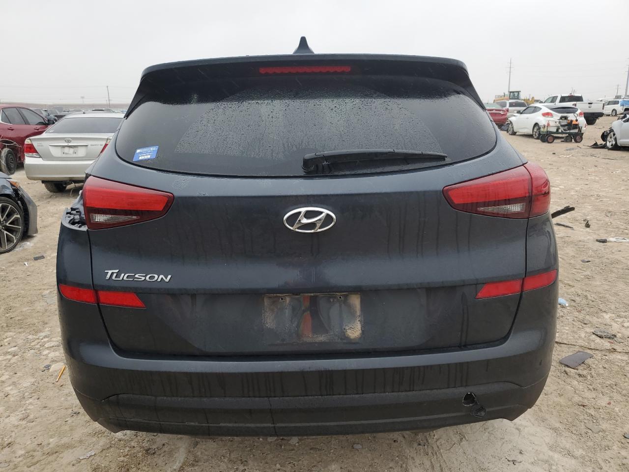 2019 Hyundai Tucson VIN KM8J23A48KU918121 Copart auction photo, front end / side damage thumbnail 6