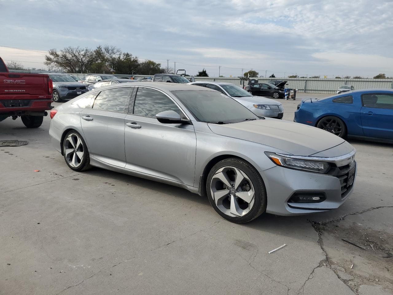 2020 Honda Accord VIN 1HGCV2F94LA023829 Copart auction photo, side damage thumbnail 4
