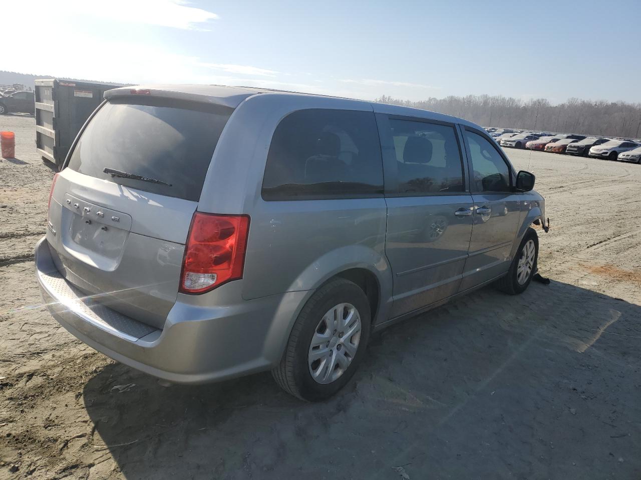 2014 Dodge Caravan VIN 2C4RDGBG9ER284207 Copart auction photo, front end damage thumbnail 3