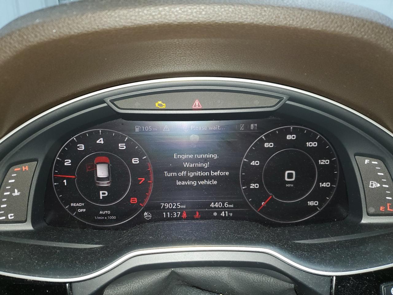 2017 Audi Q7 VIN WA1LABF74HD059125 Copart auction photo, front end damage thumbnail 9
